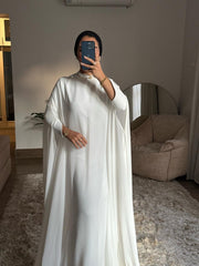 Moonlight Set 2 Pic ( Dress & Kaftan ) White ✨