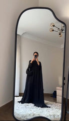 Moonlight Set 2 Pic ( Dress & Kaftan )Black✨
