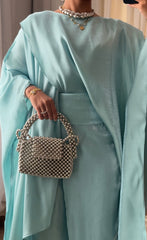 Celestial Glow Blouses Turquoise Pastel