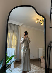 Aurora Dress only Beige Gold ✨