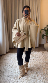Butterfly Cape – Soft Beige