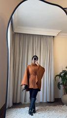 π¦ Butterfly Cape β Caramel Brown