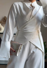 Shadow Glow Pants White