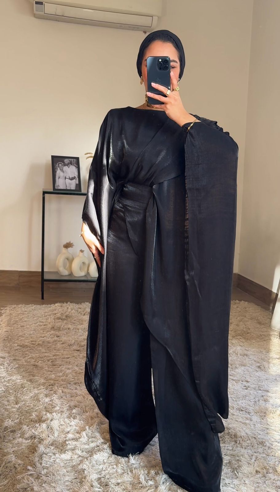 Celestial Glow Blouse -Black✨