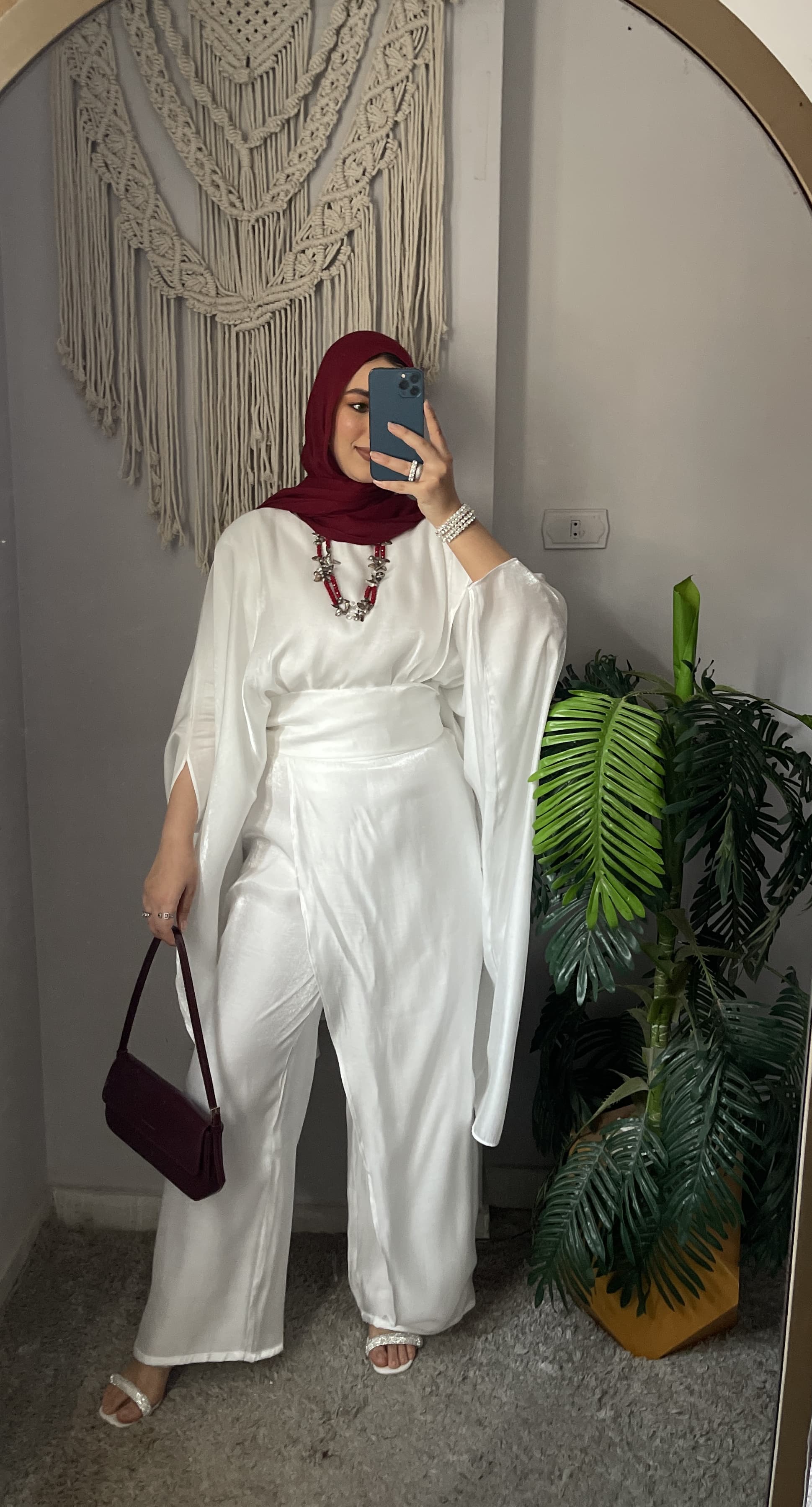 Celestial Glow Blouse -White✨