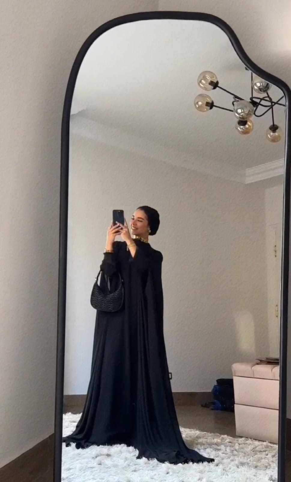 Moonlight Set 2 Pic ( Dress & Kaftan )Black✨