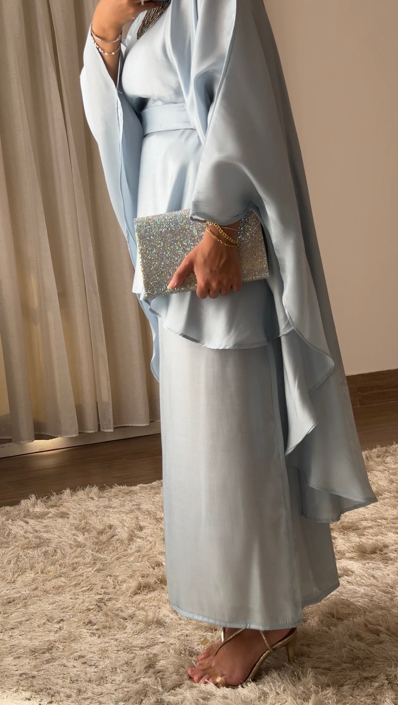 Riviera Classic Blouse in Baby blue