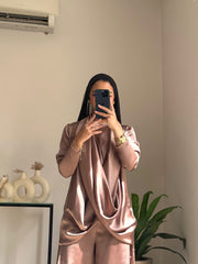 Dripping Blouses Metallic  Brown 🤎