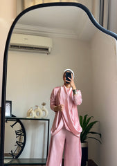 Dripping Blouses Metallic 🌸 أو Soft pink