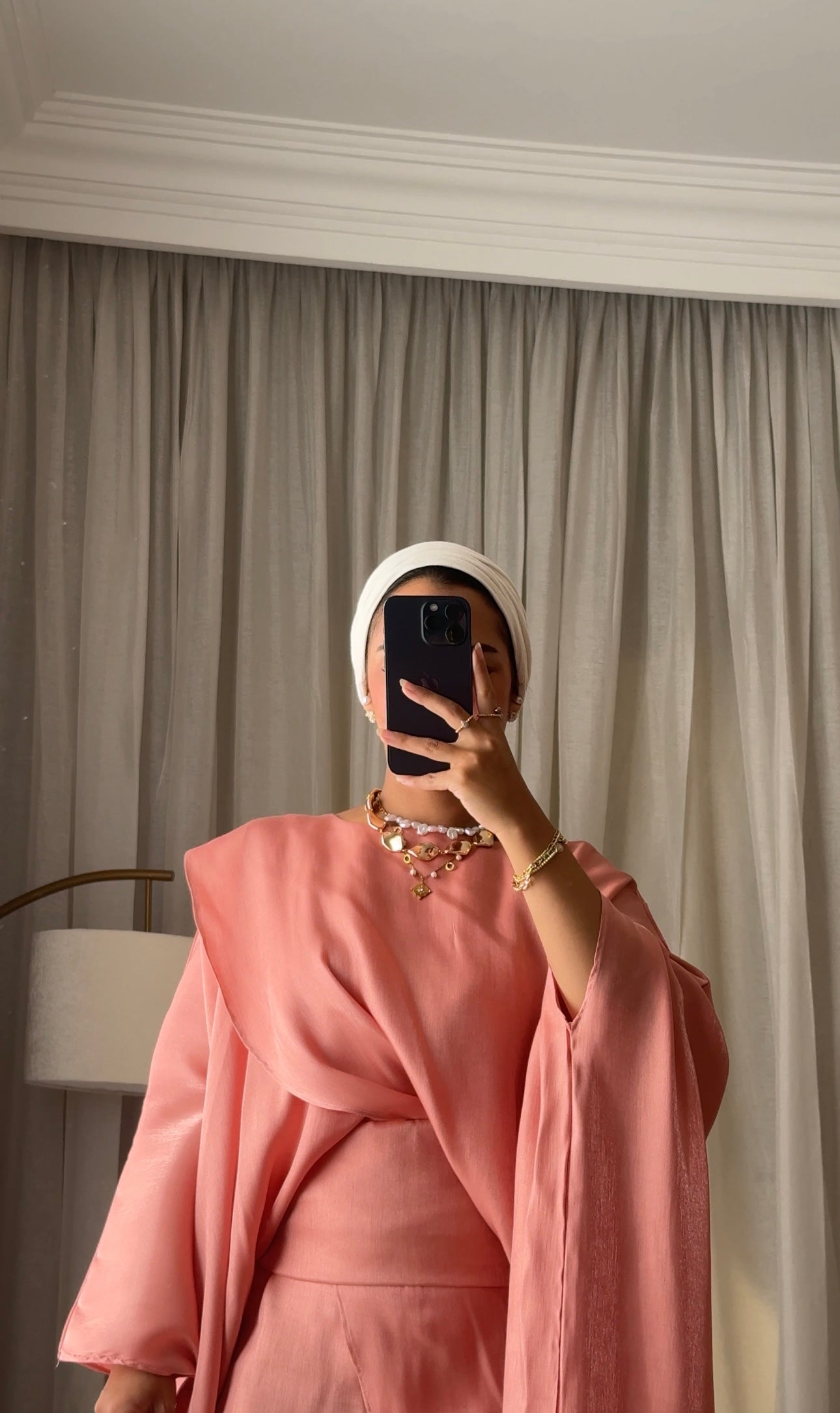 Celestial Glow Blouses Peach Rose