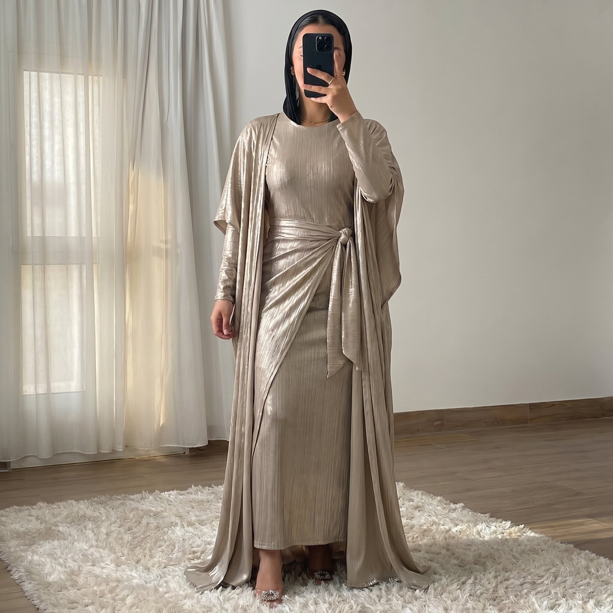 Aurora Metallic Set - Gold Beige