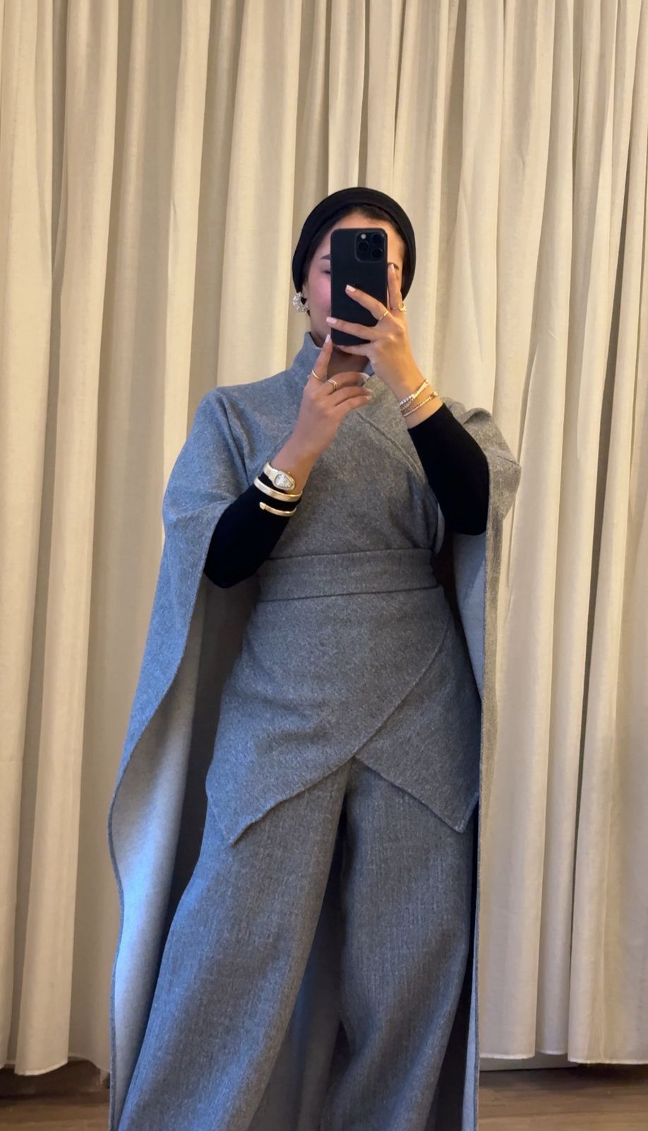 ✨ Twist Set Light Grey WOLL