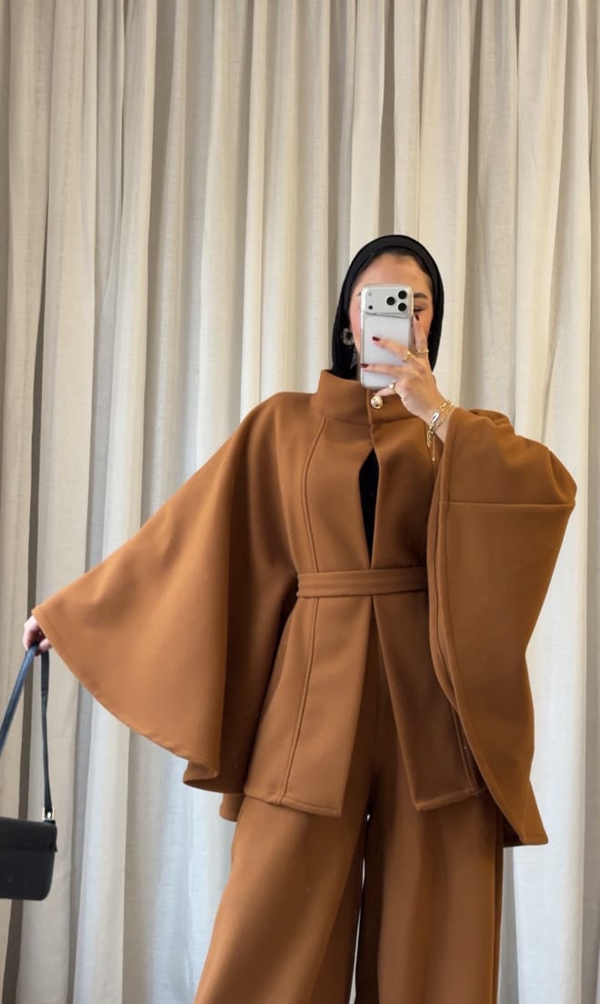 🦋 Butterfly Wool Set– Caramel Brown