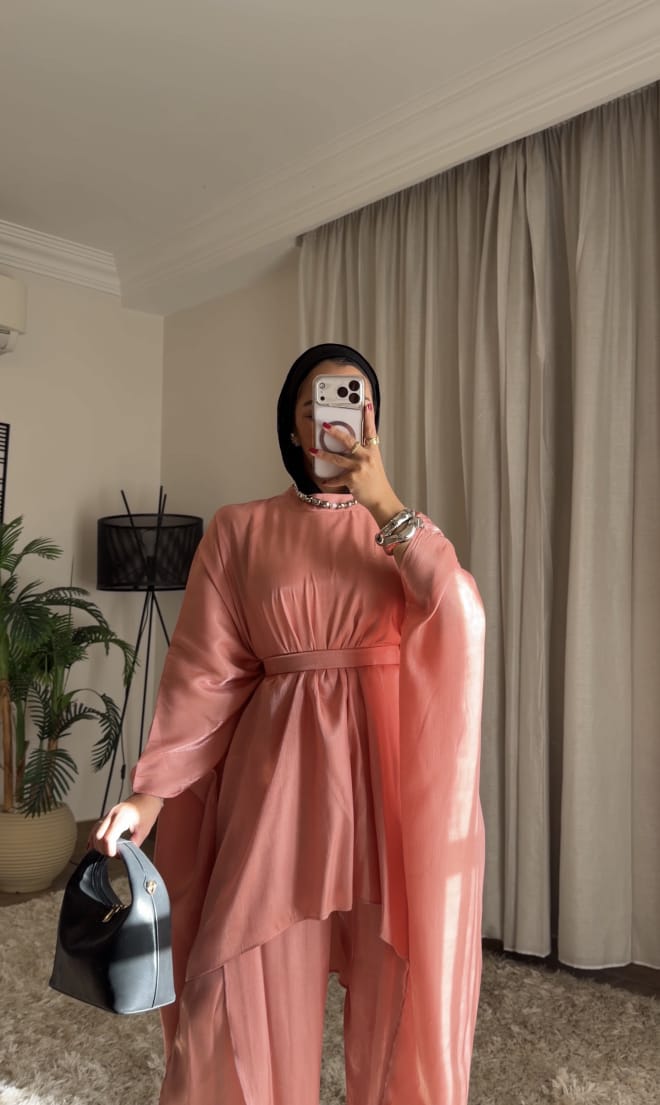 ✨ Mirage Flow Set💗 اللون: Dusty Rose