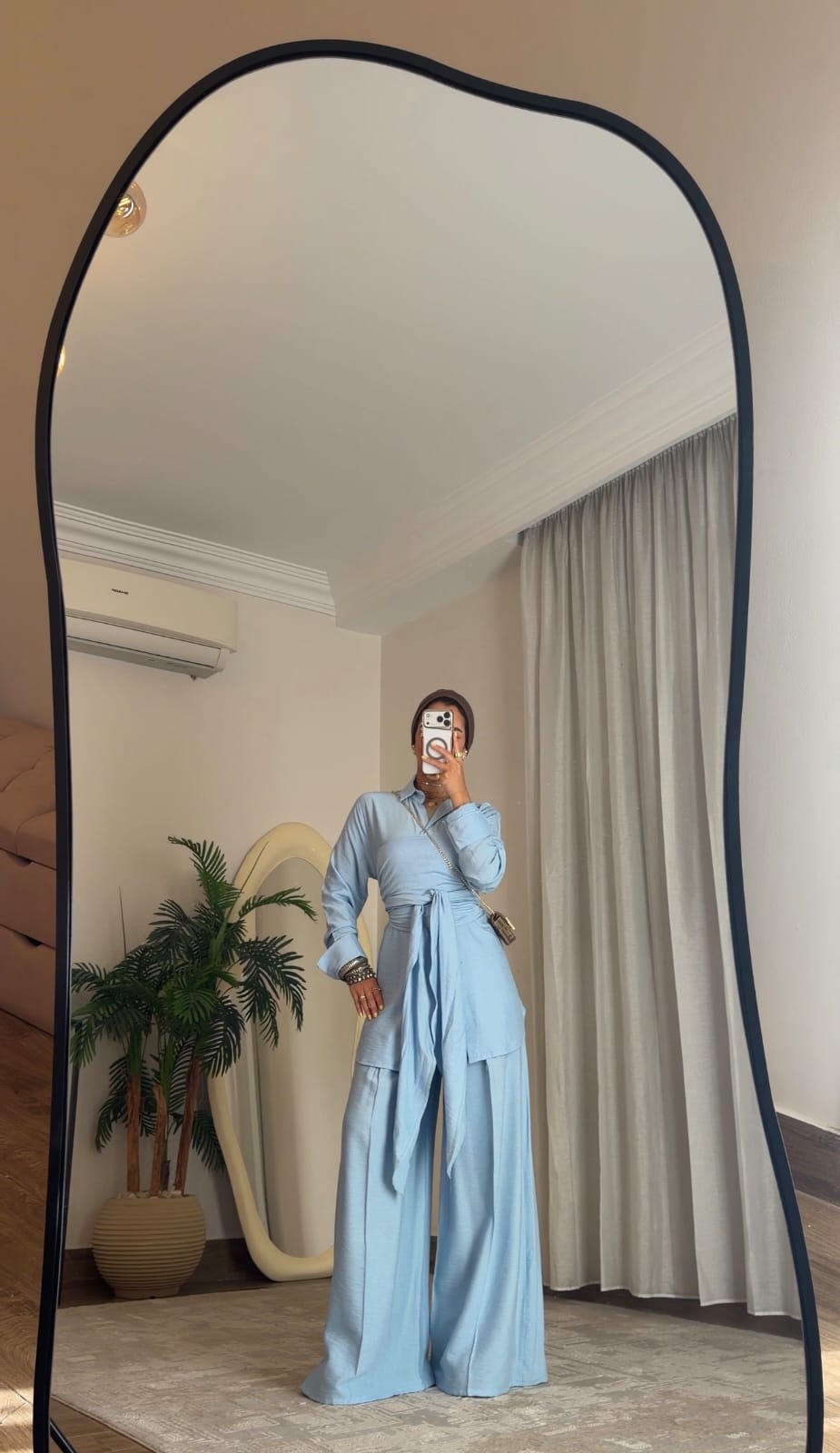 ✨ Sky Flow Blue Linen Set ✨