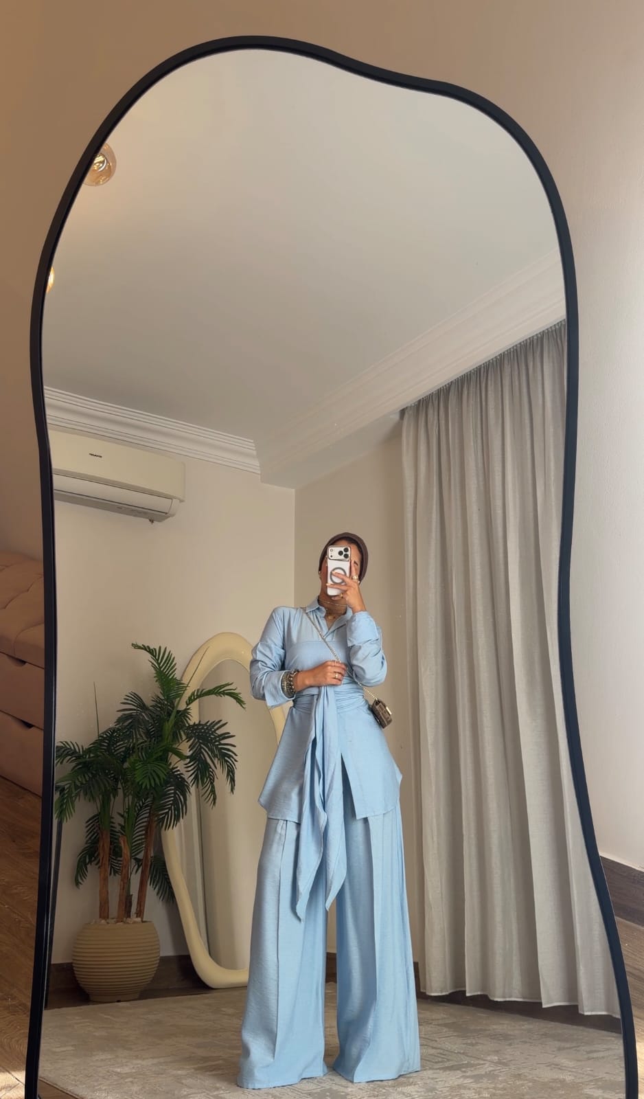 ✨ Sky Flow Blue Linen Set ✨