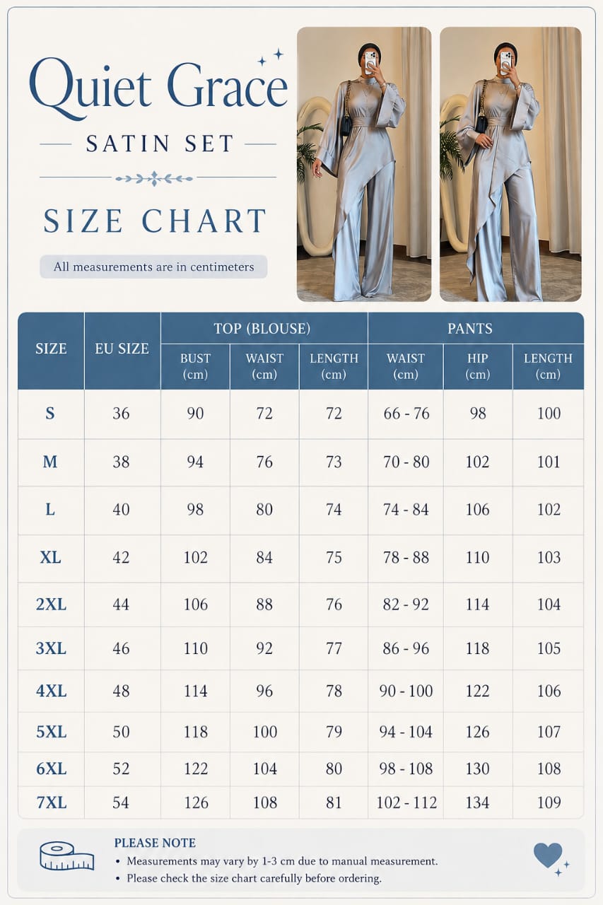 Quiet Grace Grey – Satin Sleeveless Set