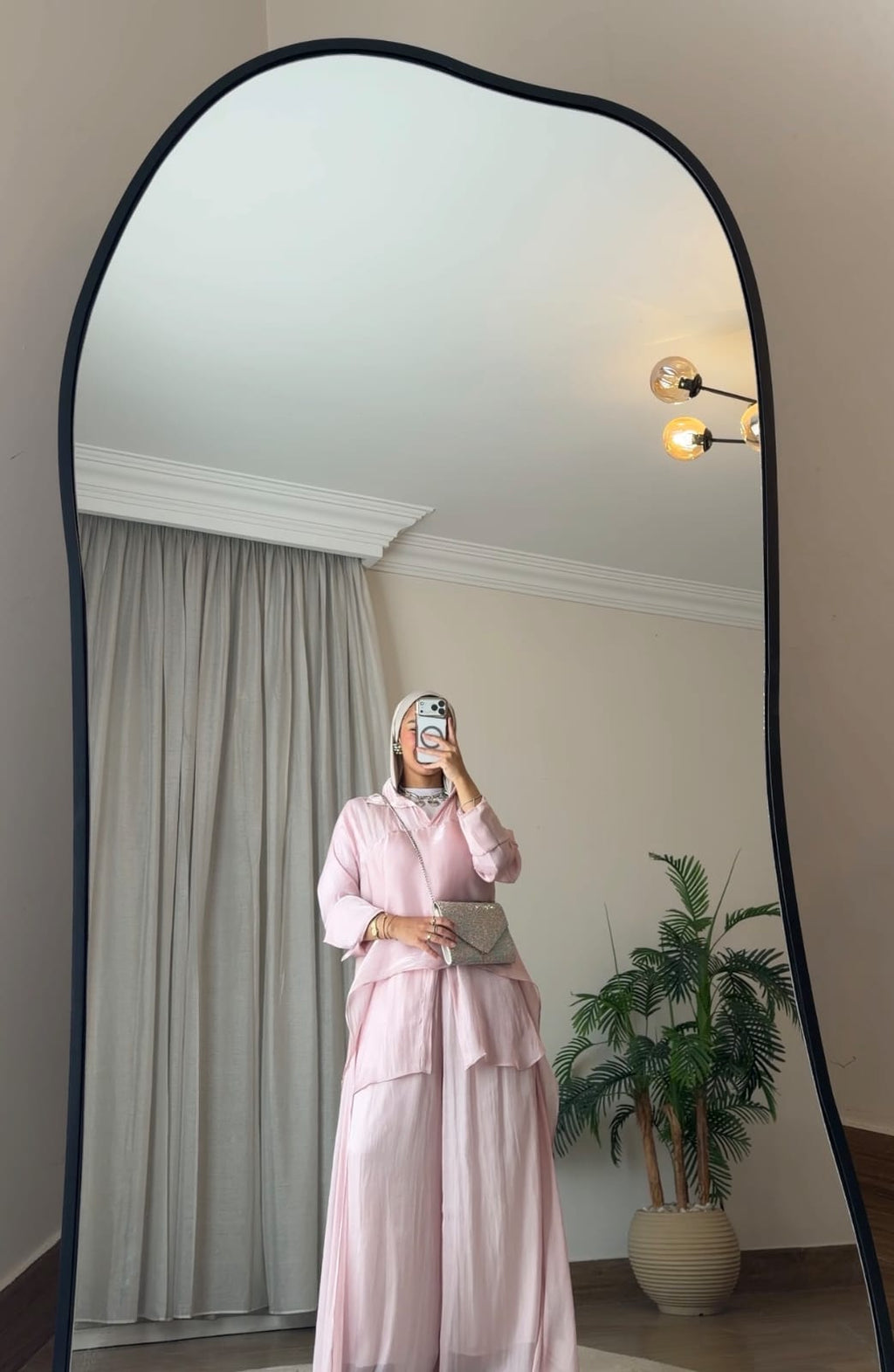 Sky Flow Organza Set in Soft Pink 🩷