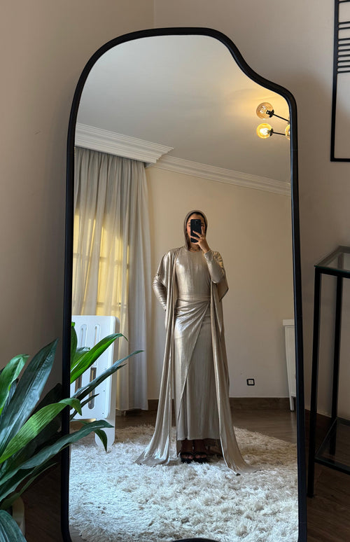 Aurora Full Set Beige Gold ✨  – includes Dress, Skirt & Caftan