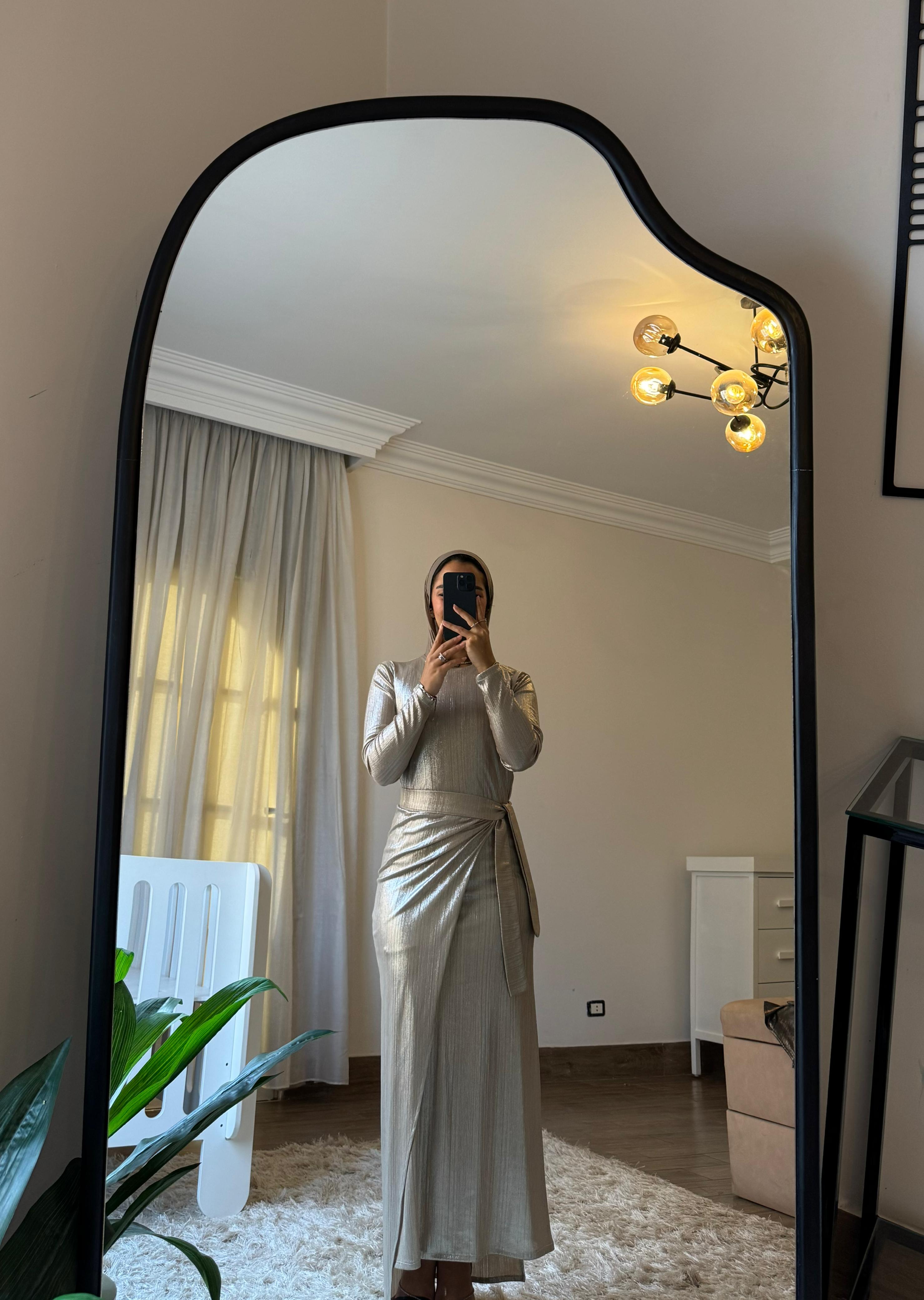 Aurora Dress only Beige Gold ✨