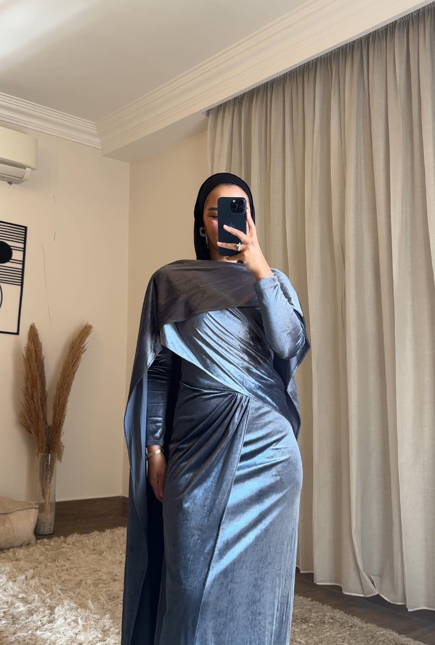 ✨ Aurora Full Set  Velvet Elegance Set ✨Metallic gray