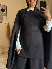 ✨ Royal Grace Cape Black