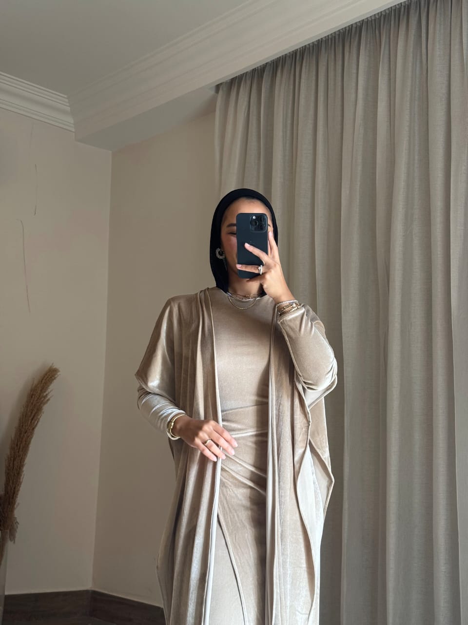 🤍 Aurora  Full Set Beige Velvet Elegance