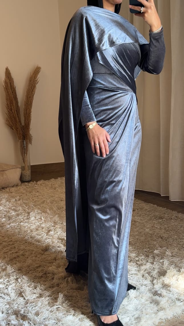 ✨ Aurora Full Set  Velvet Elegance Set ✨Metallic gray