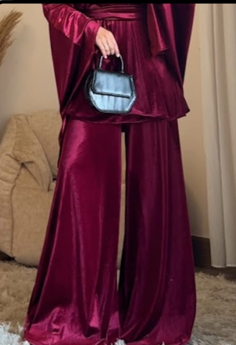 Royal Grace Pants Red velvet