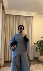 ✨ Twist Set Light Grey WOLL