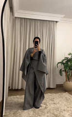 🩶Nova Cape Light Grey woll