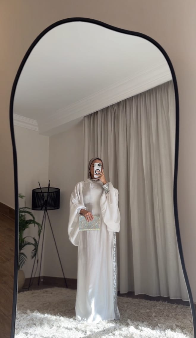 Majesté – The Iconic Kaftan White🤍